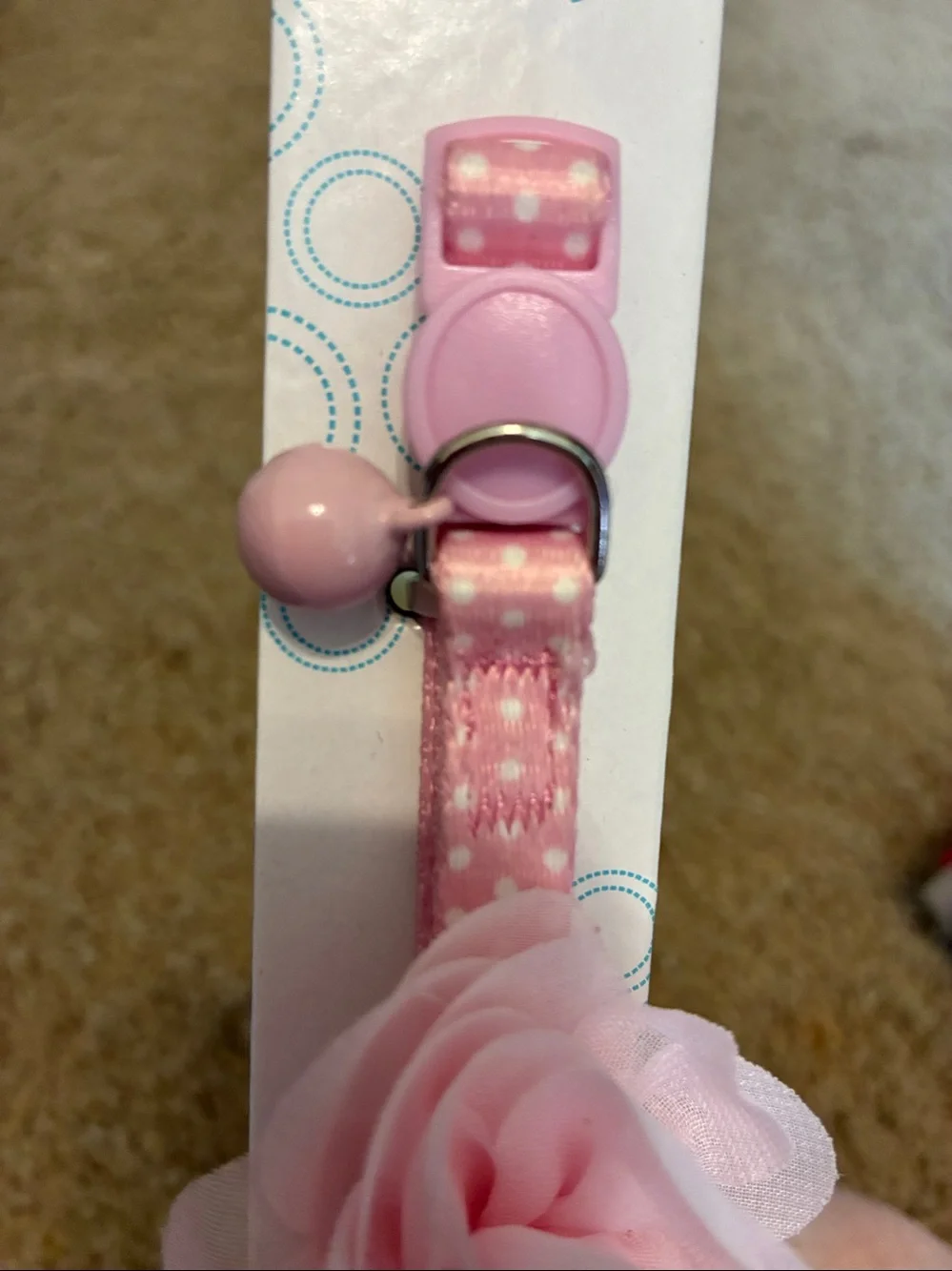 Fancy Pink Floral Break-Away Cat Collar